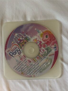 My Little Pony DVD - Pink, Purple & Blue Artwork